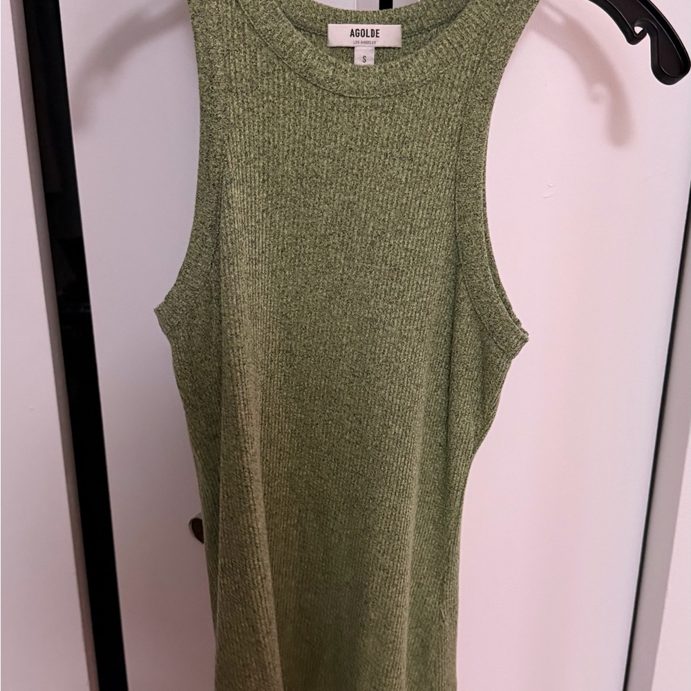 Agolde Green Sleeveless Women's Tank - Size small